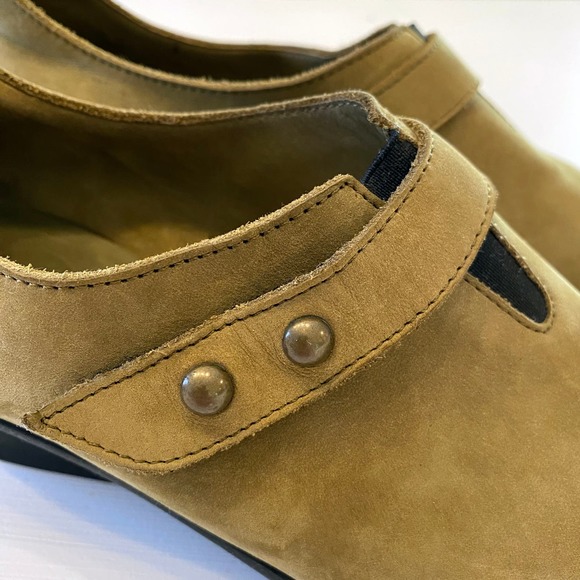 Arche Olive Green Suede Booties EU Size 39 US Size 8 / 8.5 - Picture 4 of 9